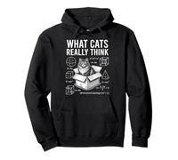 Funny Science Physics Cat In Box What Cats Really Think Pullover Hoodie