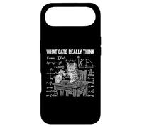Funny Science Physics Cat Meme What Cats Really Think Case for iPhone Air
