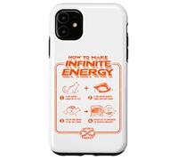 Funny Science Sarcasm Hypothesis Infinite Energy Loop Cat Case for iPhone 11