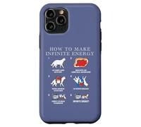 Funny Science Sarcasm Hypothesis Infinite Energy Loop Cat Case for iPhone 11 Pro