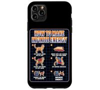 Funny Science Sarcasm Hypothesis Infinite Energy Loop Cat Case for iPhone 11 Pro Max