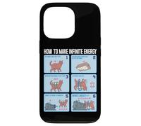 Funny Science Sarcasm Hypothesis Infinite Energy Loop Cat Case for iPhone 13 Pro