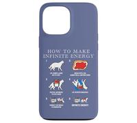 Funny Science Sarcasm Hypothesis Infinite Energy Loop Cat Case for iPhone 13 Pro Max