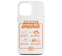 Funny Science Sarcasm Hypothesis Infinite Energy Loop Cat Case for iPhone 13 Pro Max