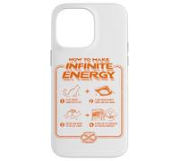 Funny Science Sarcasm Hypothesis Infinite Energy Loop Cat Case for iPhone 14 Pro Max