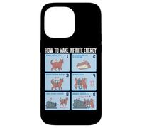 Funny Science Sarcasm Hypothesis Infinite Energy Loop Cat Case for iPhone 14 Pro Max