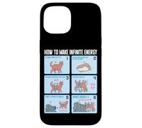 Funny Science Sarcasm Hypothesis Infinite Energy Loop Cat Case for iPhone 15