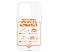 Funny Science Sarcasm Hypothesis Infinite Energy Loop Cat Case for iPhone 15 Pro