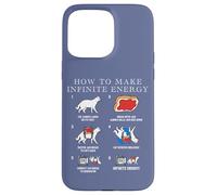 Funny Science Sarcasm Hypothesis Infinite Energy Loop Cat Case for iPhone 15 Pro Max
