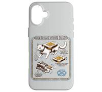 Funny Science Sarcasm Hypothesis Infinite Energy Loop Cat Case for iPhone 16 Plus
