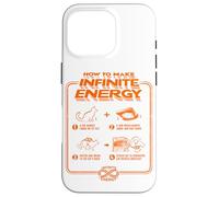 Funny Science Sarcasm Hypothesis Infinite Energy Loop Cat Case for iPhone 16 Pro
