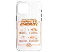 Funny Science Sarcasm Hypothesis Infinite Energy Loop Cat Case for iPhone 16 Pro Max