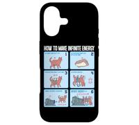 Funny Science Sarcasm Hypothesis Infinite Energy Loop Cat Case for iPhone 17