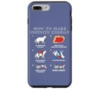 Funny Science Sarcasm Hypothesis Infinite Energy Loop Cat Case for iPhone 7 Plus/8 Plus