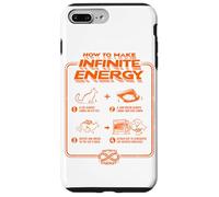 Funny Science Sarcasm Hypothesis Infinite Energy Loop Cat Case for iPhone 7 Plus/8 Plus