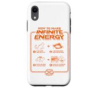 Funny Science Sarcasm Hypothesis Infinite Energy Loop Cat Case for iPhone XR