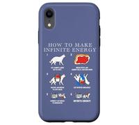 Funny Science Sarcasm Hypothesis Infinite Energy Loop Cat Case for iPhone XR