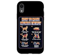 Funny Science Sarcasm Hypothesis Infinite Energy Loop Cat Case for iPhone XR