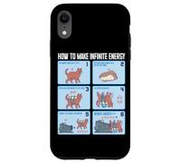 Funny Science Sarcasm Hypothesis Infinite Energy Loop Cat Case for iPhone XR