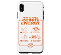 Funny Science Sarcasm Hypothesis Infinite Energy Loop Cat Case for iPhone XS Max