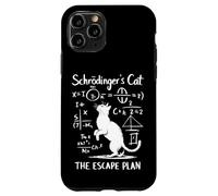 Funny Science Schrödinger's Cat Escape Plan Funny Cat Kitten Case for iPhone 11 Pro