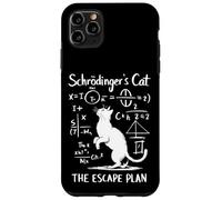 Funny Science Schrödinger's Cat Escape Plan Funny Cat Kitten Case for iPhone 11 Pro Max