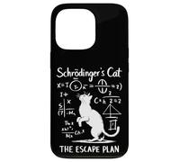 Funny Science Schrödinger's Cat Escape Plan Funny Cat Kitten Case for iPhone 13 Pro