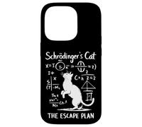 Funny Science Schrödinger's Cat Escape Plan Funny Cat Kitten Case for iPhone 14 Pro
