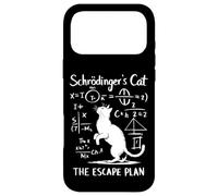 Funny Science Schrödinger's Cat Escape Plan Funny Cat Kitten Case for iPhone 17 Pro Max