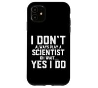 Funny Scientist Costume Scientific Research Data Analysis Case for iPhone 11