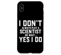 Funny Scientist Costume Scientific Research Data Analysis Case for iPhone XS Max