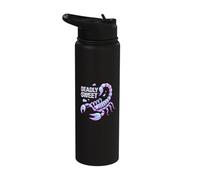 Funny Scorpion Memes Deadly Sweet Stainless Steel Insulated Water Bottle