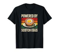 Funny Scotch Egg Powered by Scotch Eggs Retro Vintage T-Shirt