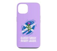 Funny Scotland Flag Scottish Ladies Rugby Fan St Andrews Day Case for iPhone 13