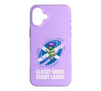 Funny Scotland Flag Scottish Ladies Rugby Fan St Andrews Day Case for iPhone 16 Plus