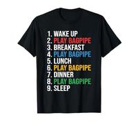 Funny Scottish Bagpipe Player | National Tartan Day Gift Men T-Shirt