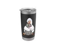Funny Scottish Fold Cat Sarcastic Silly Goose Hugger Humor Stainless Steel Insulated Tumbler