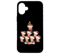Funny Scottish Highland Cow Lover Christmas Tree Cow Xmas Case for iPhone 16 Plus