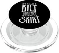 Funny Scottish Saying True Scotsman Kilt Meme Design PopSockets PopGrip for MagSafe
