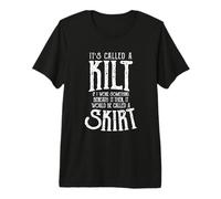 Funny Scottish Saying True Scotsman Kilt Meme Design Premium T-Shirt