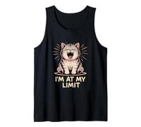 Funny Screaming Cat I'm At My Limit Stress Meme Tank Top