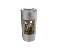 Funny Screaming Wombat Office Backroom Animal Stainless Steel Insulated Tumbler
