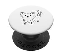 Funny Scruffy Dog Doodle Fluffy Toy Breed PopSockets Adhesive PopGrip