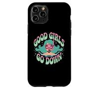 Funny Scuba Diving Ocean Diver Good Girls Go Down Dive Team Case for iPhone 11 Pro