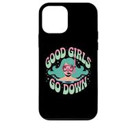 Funny Scuba Diving Ocean Diver Good Girls Go Down Dive Team Case for iPhone 12 mini