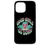 Funny Scuba Diving Ocean Diver Good Girls Go Down Dive Team Case for iPhone 13 Pro Max