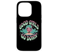 Funny Scuba Diving Ocean Diver Good Girls Go Down Dive Team Case for iPhone 14 Pro