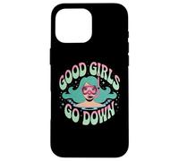 Funny Scuba Diving Ocean Diver Good Girls Go Down Dive Team Case for iPhone 16 Pro Max