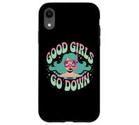 Funny Scuba Diving Ocean Diver Good Girls Go Down Dive Team Case for iPhone XR