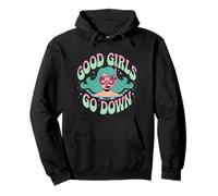 Funny Scuba Diving Ocean Diver Good Girls Go Down Dive Team Pullover Hoodie